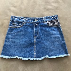 EUC Marc Jacobs Denim Mini Skirt